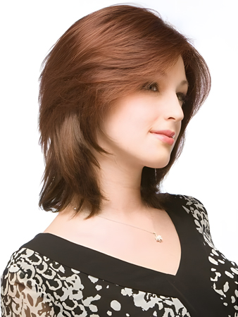Admirable Straight Human Hair Lace Front Wig
