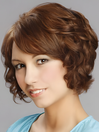 Magnificent Lace Front Wavy Synthetic Wig