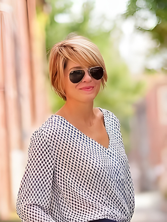 Marvelous Lace Front Remy Human Hair Straight Wig