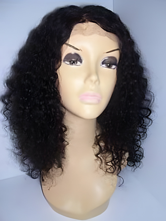 Lace Front Curly Human Hair Wig For Woman