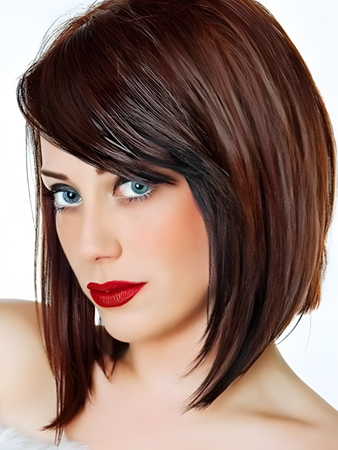 Fashion Straight Lace Front Synthetic Wig