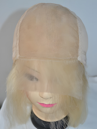 Wavy Clean Bob Full Lace Wig For Woman