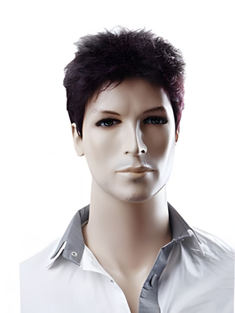 High Quality Short Synthetic Mens Wig