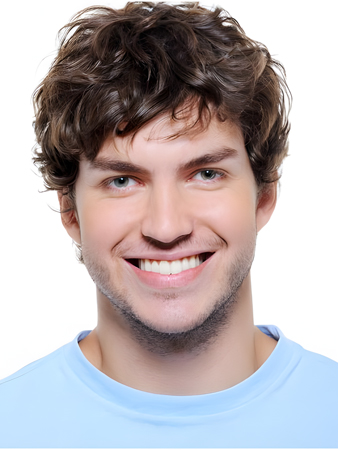 Synthetic New Style Lace Front Wavy Men Wig