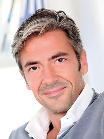 Fashionable Lace Front Straight Synthetic Wig