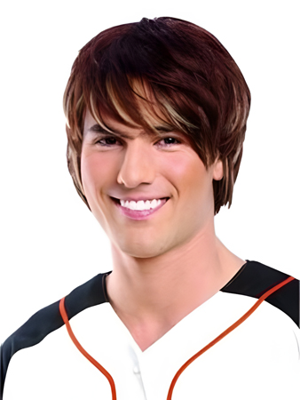 Handsome Lace Front Human Hair Mens Wigs