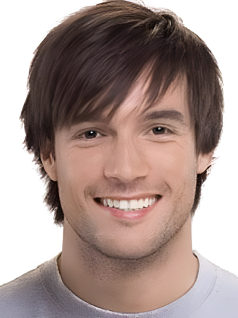 Dazzling Straight Human Hair Capless Wig