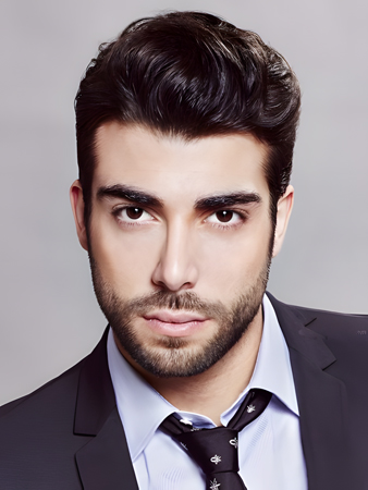 Shimmering Full Lace Straight Synthetic Wig