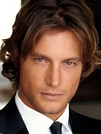 Glamorous Lace Front Wavy Synthetic Wig