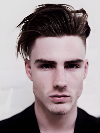 Romantic Synthetic Lace Front Straight Wig