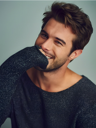 Polished Remy Human Hair Lace Front Straight Wig