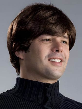 Beatles George Harrison Style Synthetic Mens Wig