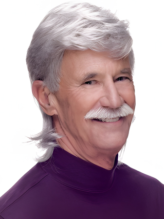 Handsome Synthetic Capless Mens Wig