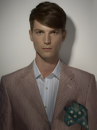 Super Charming Short Mens Wigs Synthetic Mens Hair