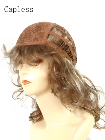 Short Human Hair African American Culy Wig