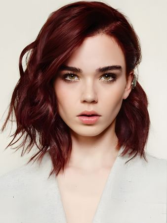 Elegant Wavy Lace Front Synthetic Wig