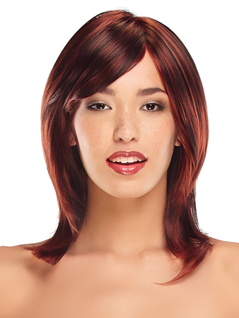 Good Looking Spunky Front Lace Synthetic Wig