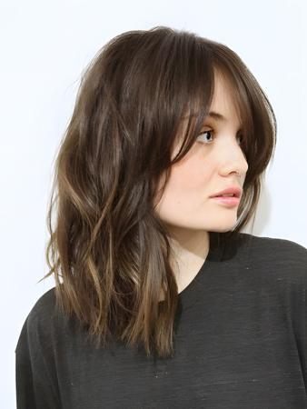 Seductive Lace Front Straight Synthetic Wig