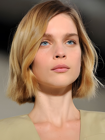 Flattering Lace Front Straight Synthetic Wig