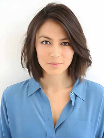 Elaborately Lace Front Straight Synthetic Wig