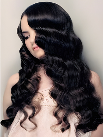 Concise Lace Front Wavy Synthetic Wig