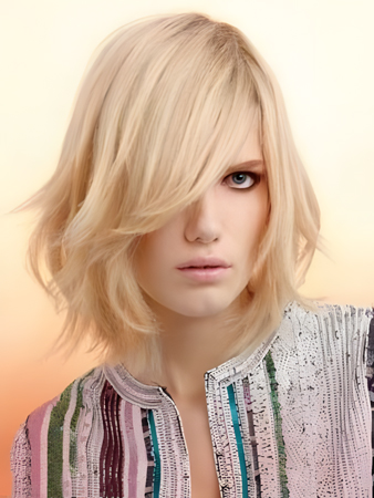 Elegant Synthetic Capless Wavy Wig