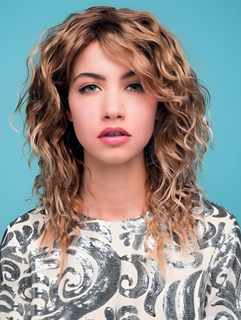 Charming Synthetic Lace Front Wavy Wig