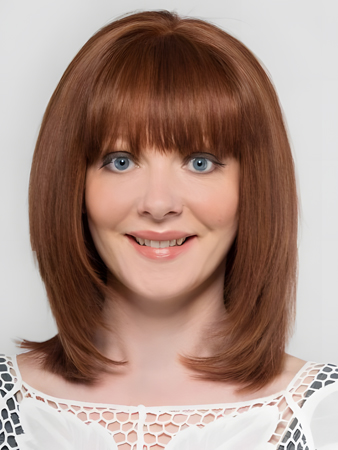 Layered Capless Synthetic Straight Wig