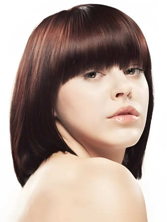 Straight Silky Synthetic Capless Wig