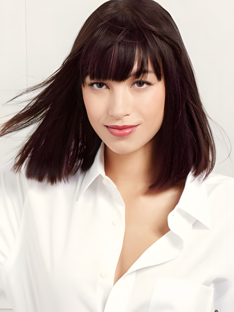 Natural Capless Straight Synthetic Wig