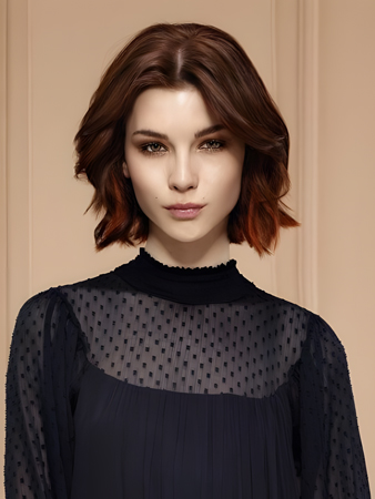 Chic Lace Front Synthetic Wavy Wig