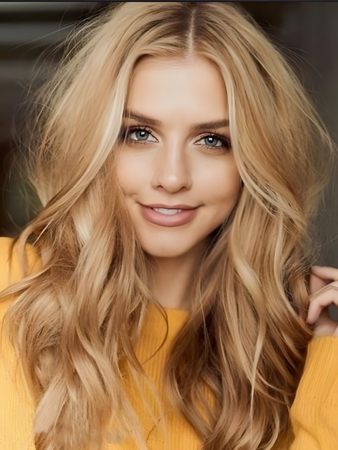 Shining Synthetic Capless Wavy Wig