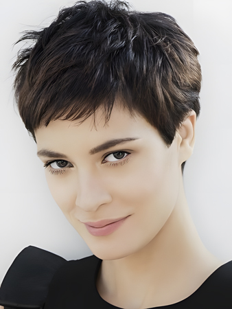 Popular Boycut Synthetic Capless Wig