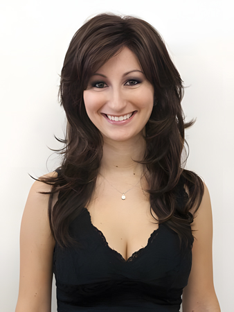 Elegant Wavy Textured Synthetic Wig