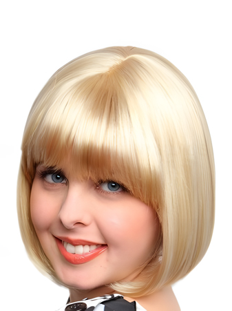 Marvelous Short Straight Synthetic Bobo Wig