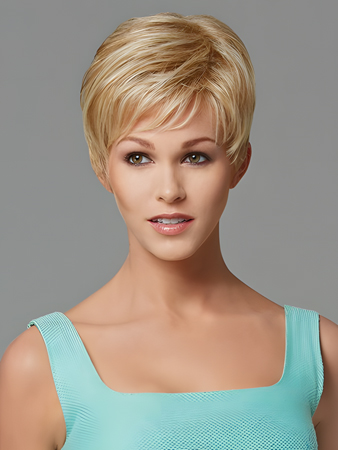 Fashionable Short Capless Synthetic Wig