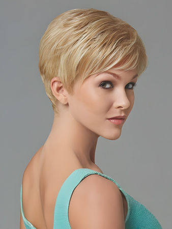 Fashionable Short Capless Synthetic Wig