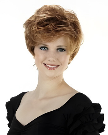 New Style Short Wavy Capless Synthetic Wig