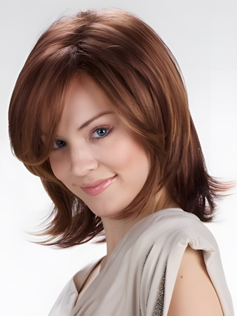 Beautiful Middle Straight Capless Synthetic Wig
