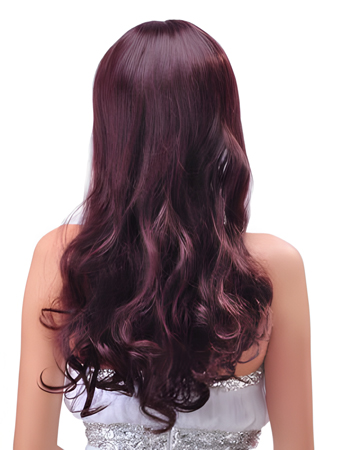 Fashion Comfortable Long Synthetic Wavy Capless Wig