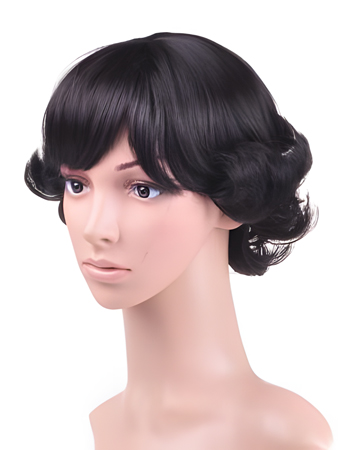 New Style Wavy Capless Synthetic Short Wig