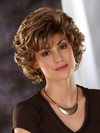 Pleasant Mid Length Culy Synthetic Wig