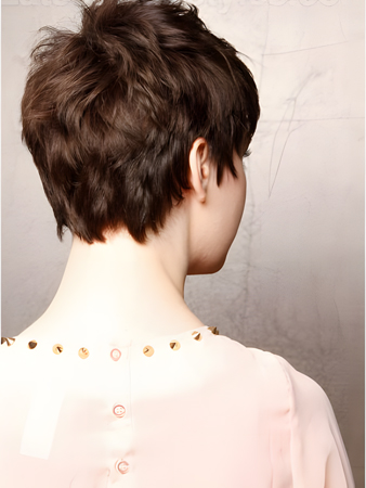 Chic Satisfied Short Capless Synthetic Wig With Straight Style