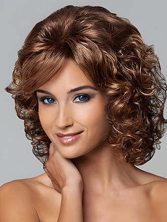Capless Comfortable Curly Synthetic Wig