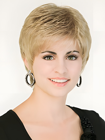 Short Straight Glamorous Lace Front Wig
