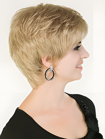 Short Straight Glamorous Lace Front Wig