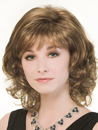 Medium Excellent Wavy Capless Wig