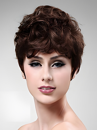 Prodigious Synthetic Wavy Short Wig