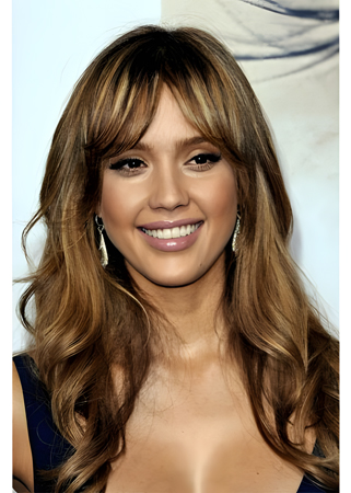 Wavy Brown Fashionable Capless Synthetic Wig