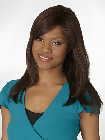 2018 New Style Medium Length Straight Synthetic Wig